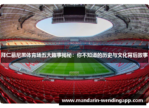 拜仁慕尼黑体育场五大趣事揭秘:你不知道的历史与文化背后故事 拜仁慕尼黑体育场五大趣事揭秘:你不知道的历史与文化背后故事