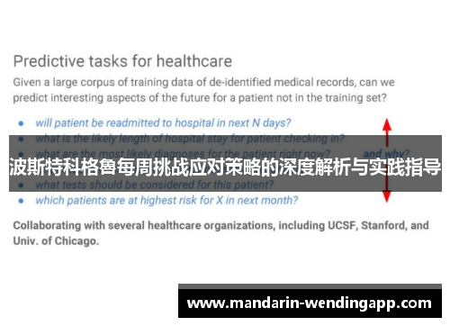 波斯特科格魯每周挑战应对策略的深度解析与实践指导