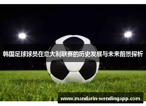 韩国足球球员在意大利联赛的历史发展与未来前景探析 韩国足球球员在意大利联赛的历史发展与未来前景探析