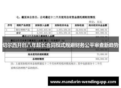 切尔西开创八年超长合同模式规避财务公平审查新趋势