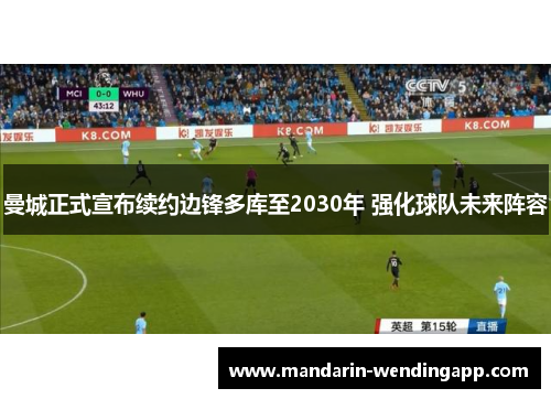 曼城正式宣布续约边锋多库至2030年 强化球队未来阵容 曼城正式宣布续约边锋多库至2030年 强化球队未来阵容